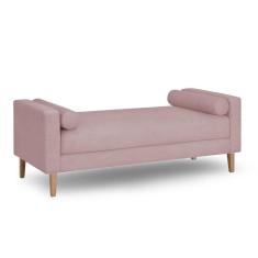 Imagem de Recamier Berlim 1,20m Suede Rose - Inova Decorações