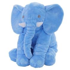 Imagem de Elefante de Pelúcia Soft Antialérgico Almofada Bebe Antialérgico - Anj