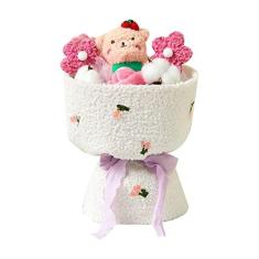 Imagem de Boneca de Pelúcia buquê Brinquedo Led String Luz Animais de Pelúcia Cores Brilhantes Estilo Bonito Dos Desenhos Animados para Amante Com Ambiente Romântico para Aniversário (urso