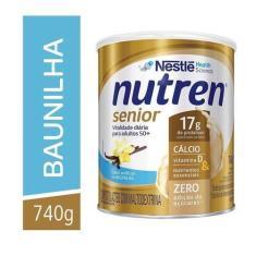 Imagem de Complemento Alimentar Nutren Senior Baunilha 740G - Nestle