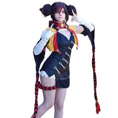 Imagem de NSPSTT Genshin Impact Cosplay Fantasia XINYAN Cosplay Fantasia de Halloween
