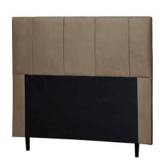 Imagem de Cabeceira Cama Box Casal King Donna 193cm Suede Bege