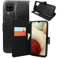 Imagem de Capa Capinha Carteira Samsung A12 Com Porta Cartão - Armyshield