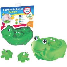 Imagem de Brinquedo Infantil Familia Do Banho Sapinho Baby Lider 5629