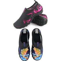 Imagem de Kit 2 Sapatilhas Aquática Neoprene Nautica Surf Mergulho Pesca Adventure Trilha Bike