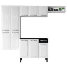 Imagem de Cozinha Compacta Itatiaia Rose com 10 Portas, 1 Gaveta e 6 Prateleiras - 245cm de Largura