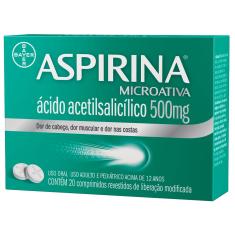 Imagem de Aspirina Microativa 500mg Bayer 20