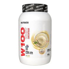 Imagem de Whey Concentrado W100 Nutrata 900G Baunilha