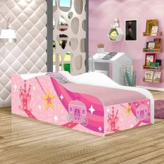 Imagem de Mini Cama Fun Carruagem e Castelo Infantil Com Colchão