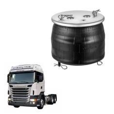 Imagem de Bolsa De Ar Suspensao Eixo Scania S4 Europeu Completa - Suspentech