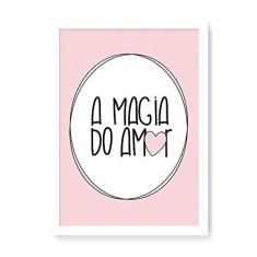 Imagem de Arte Maníacos Quadro Decorativo A Magia do Amor - 23x16,25cm (Moldura em laca )
