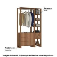 Imagem de Estante Closet Yes 120cm com 5 Gavetas e 5 Nichos - Montana