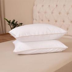 Imagem de Kit 02 Fronhas Envelope P/ Travesseiro 70cm X 50cm 200 Fios - Casa Pau