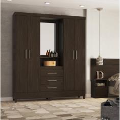 Imagem de Guarda Roupa Capelinha 4 Portas Arezzo