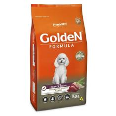 Imagem de Ração Seca Premier Pet Golden Formula Carne E Arroz Para Cães Adultos De Raças Pequenas - 15 Kg