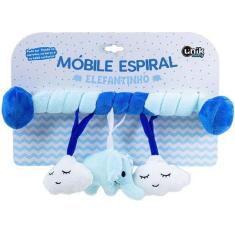 Imagem de Mobile De Carrinho Espiral Elefante Azul ME2029-EM Unik