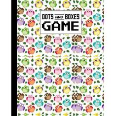 Imagem de Dots And Boxes Game: Owls Dots And Boxes Game, A Classic Strategy Game - Large and Small Playing Squares - Big Book, Dot to Dot Grid, Game of Dots, ... Line, Pigs in a Pen, 120 Pages, size 8" x 10"