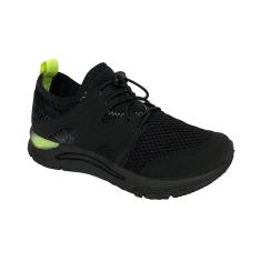 Imagem de Tênis Klin Infantil New Sport 480020 Preto/Verde Neon-Unissex