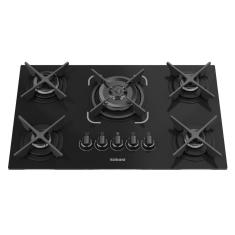 Imagem de Cooktop Itacook Itatiaia 5 Bocas Preto Tripla Chama Bivolt 127V 220V
