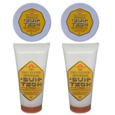 Imagem de Kit protetor solar sun tech fps 30 75g + fps 30 180g não escorre água 
