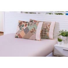 Imagem de Jogo Lençol Queen Size 3 Peças 100% Algodão Estampado Salmon - Thais E