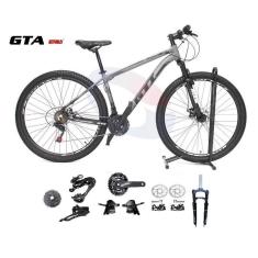 Imagem de Bicicleta Aro 29 GTI Roma Kit 2x9 Gta Sunrun Freio Disco K7 11/36 Pedivela 24/38d Suspensão Trava-Unissex