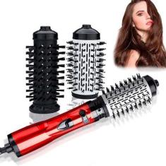 Imagem de Escova Rotativa 2 Em 1 Secadora Alisadora Cabelo Com Fio - BELLATOR