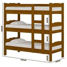 Imagem de Treliche de Madeira Maciça Reforçada Esmeraldo Imbuia