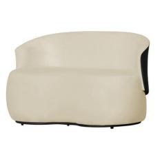 Imagem de Sofá 2 Lugares Beatriz com Composê material sintético Preto Suede Marf