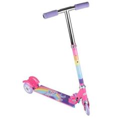 Imagem de Patinete 3 Rodas Dobrável Rainbow Play&Fun Rosa/Lilás