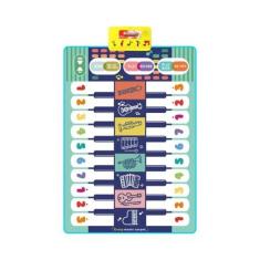 Imagem de Tapete de Piano Musical Infantil com 20 Teclas - 8 Sons e 5 Modos de M