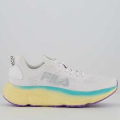 Imagem de Tênis Fila Maxximus Feminino Branco e Prata