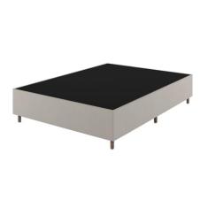Imagem de Base Box Casal 188cm X 138cm X 37cm Treviso Liso Boucle Nude