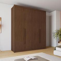 Imagem de Guarda-roupa Casal 4 Portas 4 Gavetas Eloa Cacau