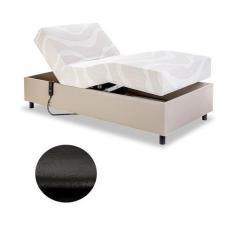 Imagem de Cama Solteiro Centauro Corano Bufalo Negro 97X205x64 Sem Fio - Pilati