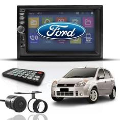 Imagem de Kit Central Multimídia Mp5 2 Din Bt Espelha Dvd Câm Fiesta - First Opt