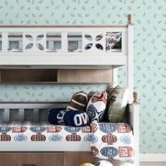 Imagem de Papel De Parede Adesivo Folhas  Verde N07064 0,58X3,00M