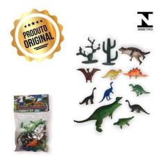 Imagem de Dinossauro De Brinquedo Kit Coleção Miniatura De Borracha - Fun Game