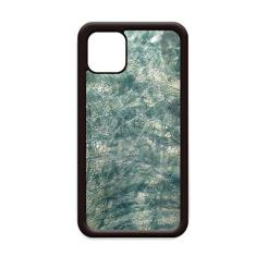 Imagem de Capa de couro azul escuro textura para iPhone 12 Pro Max para Apple Mini Mobile Case Shell