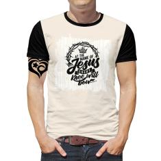 Imagem de Camiseta Jesus Gospel criativa Evangélica Masculina Blusa EV