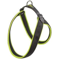 Imagem de Peitoral Ferplast Agila Fluo Amarelo E Preto Para Cães Até 8Kg - Taman