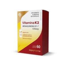 Imagem de Vitamina K2 125Mcg Copapharma Menaquinona K2-7 60 Cápsulas