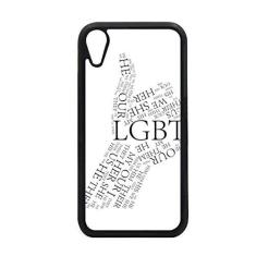 Imagem de Capa com bandeira de arco-íris LGBT ótima para iPhone XR para proteção de telefone Apple