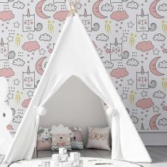 Imagem de Papel De Parede Adesivo Unicórnio N03066 0,58X3,00M