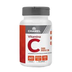 Imagem de Vitamina C 500 Max 60 Caps. Suplemento Chamel
