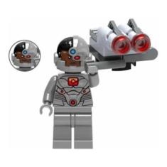 Imagem de Boneco Blocos De Montar Cyborg Liga Da Justiça Dc - Mega Block Toys