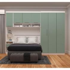 Imagem de Guarda Roupa Dormitório Modulado Alpes Casal 1,38 M - Roupeiro Luciane