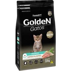 Imagem de Ração Golden Para Gatos Filhotes Sabor Frango 3Kg