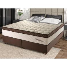 Imagem de Cama Box Queen Hellen Colchões Molas Ensacadas Montana Master 158X198x