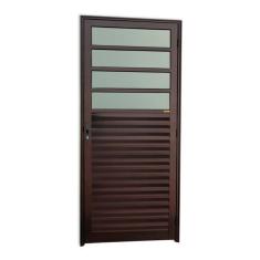Imagem de Porta De Cozinha Super Vidro Boreal 210cm X 86cm Brimak Corten